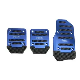 Накладки на педали cartage, антискользящие, синий, набор 3 шт.