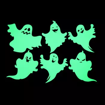 Наклейка 3д интерьерная светящаяся привидения 30*20см