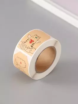 Наклейка бумага крафт