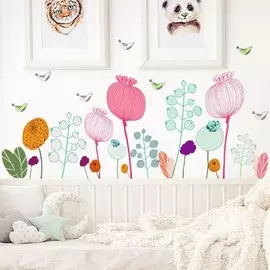 Наклейка пластик интерьерная цветная