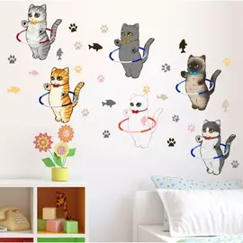 Наклейка пластик интерьерная цветная