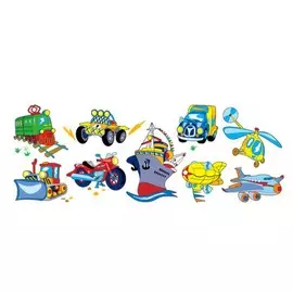 Наклейка пластик интерьерная цветная