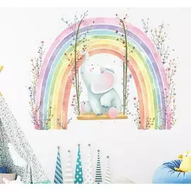 Наклейка пластик интерьерная цветная