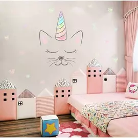 Наклейка пластик интерьерная цветная