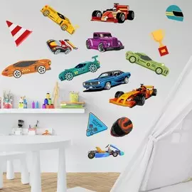 Наклейка пластик интерьерная цветная