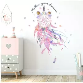 Наклейка пластик интерьерная цветная