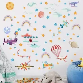 Наклейка пластик интерьерная цветная