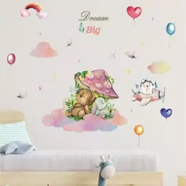 Наклейка пластик интерьерная цветная