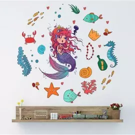 Наклейка пластик интерьерная цветная