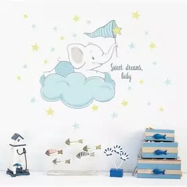 Наклейка пластик интерьерная цветная