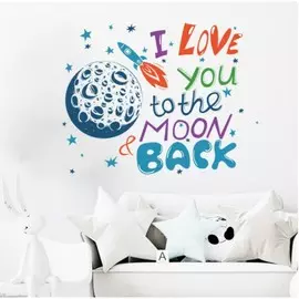 Наклейка пластик интерьерная цветная