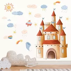 Наклейка пластик интерьерная цветная