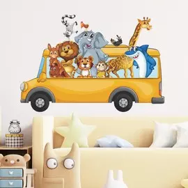 Наклейка пластик интерьерная цветная