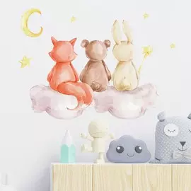 Наклейка пластик интерьерная цветная