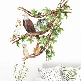 Наклейка пластик интерьерная цветная