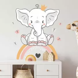 Наклейка пластик интерьерная цветная