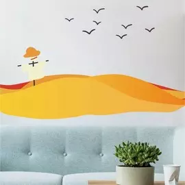 Наклейка пластик интерьерная цветная