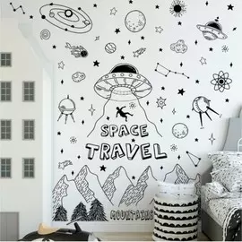 Наклейка пластик интерьерная цветная