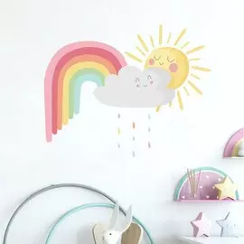 Наклейка пластик интерьерная цветная