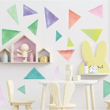 Наклейка пластик интерьерная цветная