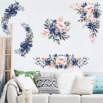 Наклейка пластик интерьерная цветная