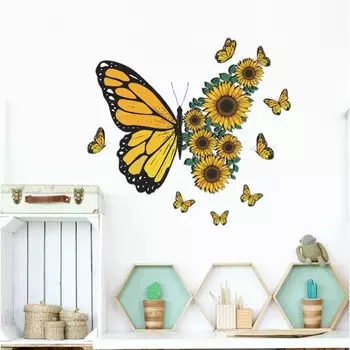 Наклейка пластик интерьерная цветная