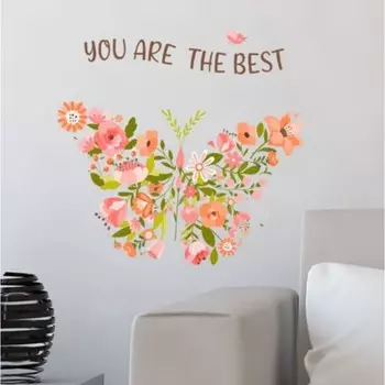 Наклейка пластик интерьерная цветная