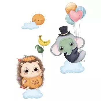 Наклейка пластик интерьерная цветная