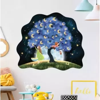 Наклейка пластик интерьерная цветная