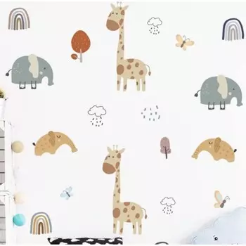 Наклейка пластик интерьерная цветная