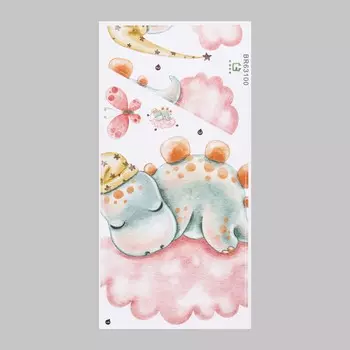 Наклейка пластик интерьерная цветная