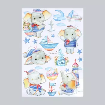 Наклейки для декора многослойные