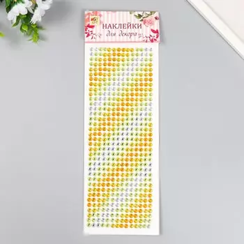 Наклейка пластик стразы