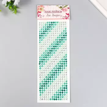 Наклейка пластик стразы
