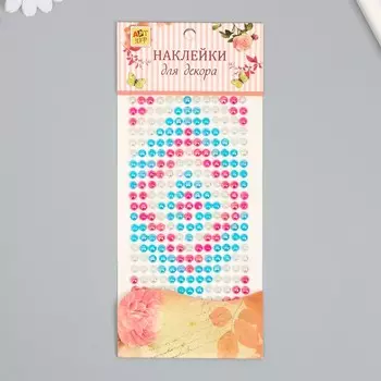 Наклейка пластик стразы