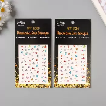 Наклейка пластик стразы