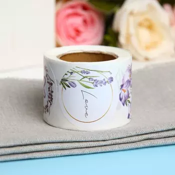 Наклейки для цветов и подарков