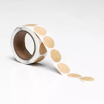 Наклейки крафт, в рулоне, 22 см, 300 шт.