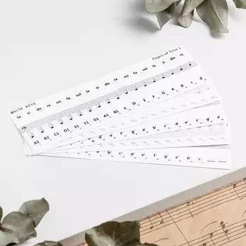 Наклейки на клавиши пианино 2.41.4 см, 88 клавиш