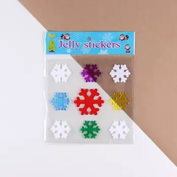 Наклейки новогодние на окна