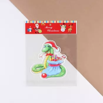 Наклейки новогодние на окна