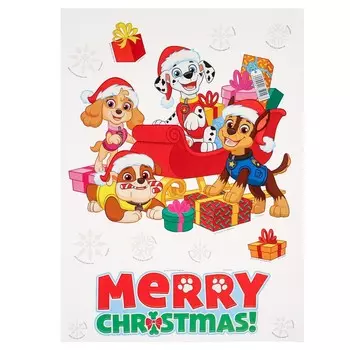 Новый год. наклейка интерьерная