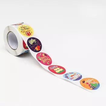 Наклейки в рулоне