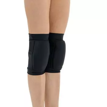 Наколенники для гимнастики и танцев grace dance, с уплотнителем, р. m, 11-14 лет, цвет черный