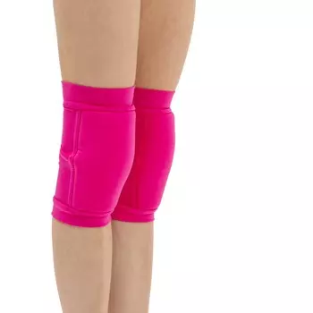 Наколенники для гимнастики и танцев grace dance, с уплотнителем, р. s, 7-10 лет, цвет фуксия