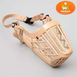 Намордник пластиковый № 5, ом 30 см, дн 11 см, ош 43-61 см, вес питомца 20 кг