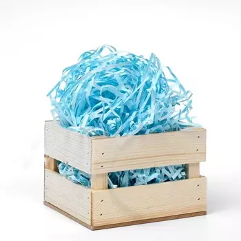 Наполнитель бумажный, голубой, 1000 г