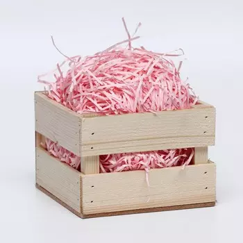 Наполнитель бумажный, нежно - розовый, 100 г