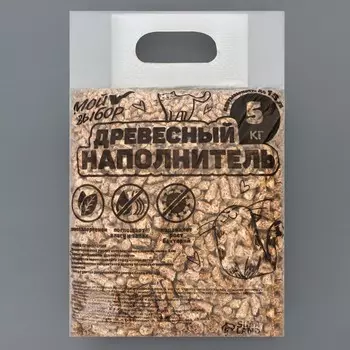 Наполнитель древесный для кошек,