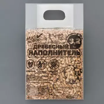 Наполнитель древесный для кошек,